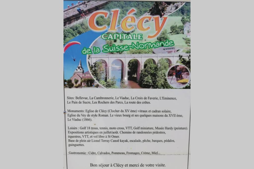La Maison Reseau Cycle Et Gites Clécy المظهر الخارجي الصورة