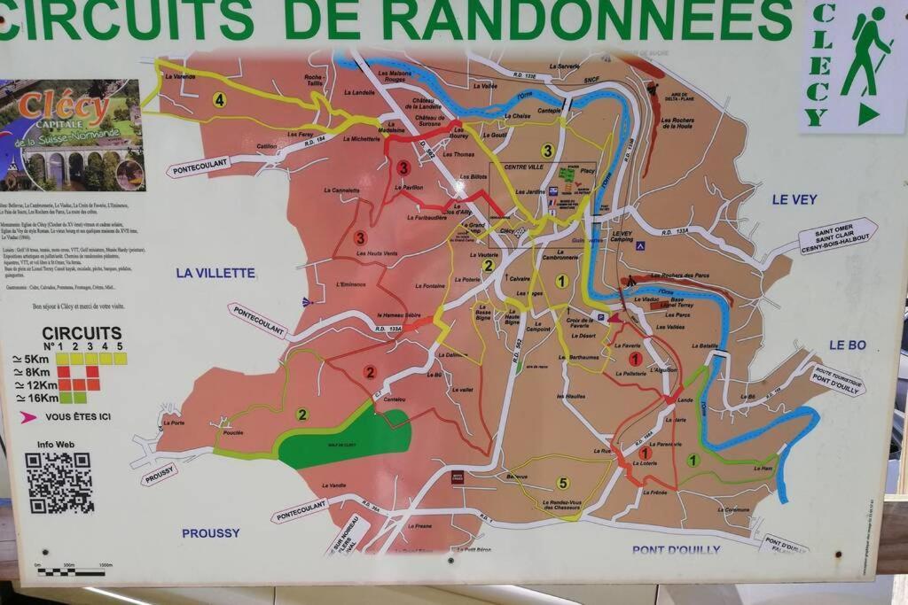 La Maison Reseau Cycle Et Gites Clécy المظهر الخارجي الصورة